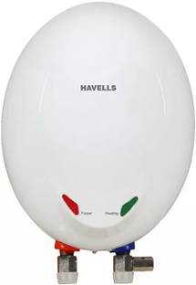 HAVELLS 1 L Instant Water Geyser (-1 liter opal instant electric water heater-white color, White)
