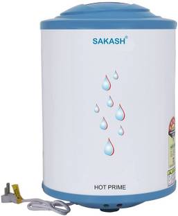 sakash 25 L Storage Water Geyser (Hot Prime, White, Blue)