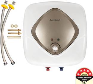 Amplesta 25 L Storage Water Geyser (ASWH25LP+, White-Champagne Gold)