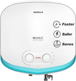 HAVELLS Bianca + 15 Ltr With 5 Year Warranty & Free Installation & Flexi pipes 15 L Storage Water Geys...
