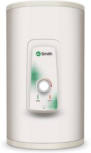AO Smith 25 L Storage Water Geyser | 2kW | Vertical | Designed for high rise buildings with 8 bar pressure rating | Longer life in hard water conditions with Blue Diamond glass lined tank | BEE 4-star rating for high energy efficiency and power savings (HSE-VAS-X-025, White)