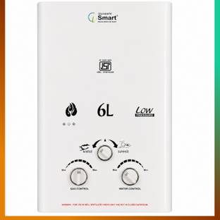 iDurable 'N' Smart Automatic Multiple Safety System & Anti-Rust Coating-A-23 6 L Instant Water Geyser