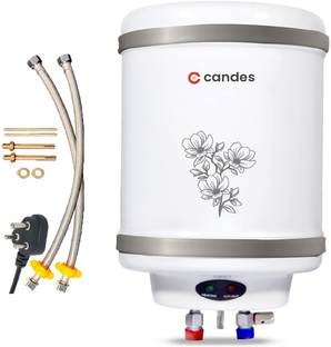 Candes 15 L Storage Water Geyser (Perfecto, White Grey)