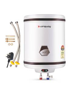 Longway Hotplus 35 L Storage Water Geyser | with Free Pipes