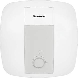FABER FWG CYRUS 15 WHITE SILVER 15 L Storage Water Geyser
