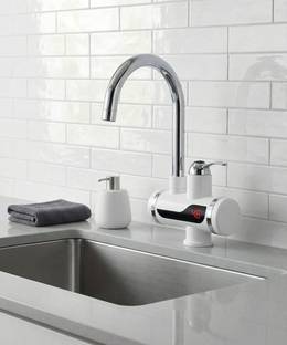 RAMIME 1L Instant Water Geyser Heater Electric Tap Warm Water Kitchen Heating Fast 1 L Instant Water G...