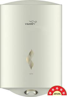 V-Guard 25 L Storage Water Geyser with Flexi Pipes (Victo 25 Litre, 5 Star, White)