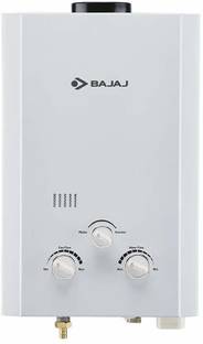 BAJAJ 6 L Gas Water Geyser (MAJESTY DUETTO, White)