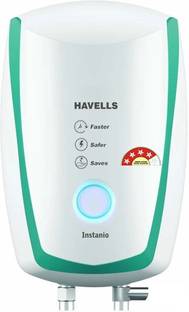 HAVELLS Instanio 10 L Storage Water Geyser | 4 Star BEE Energy Rating | Glassline Tanked