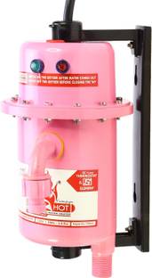 Mr.SHOT 1 L Instant Water Geyser (Manual Reset, Rose)