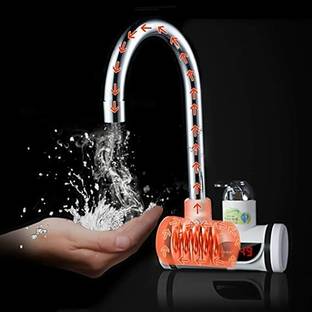 Rishikaenterprises 1L Instant Water Geyser Heater Electric Tap Warm Water Kitchen Heating Fast 5 1 L I...