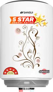 Sansui AquaZen-25L 25 L Storage Water Geyser IPX4 Water Safe 5 Star BEE Energy Rating BIS Certified 8 ...