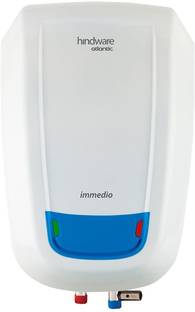 Hindware 5 L Instant Water Geyser (Atlantic Immedio 5L, White and