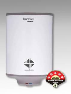 Hindware Smart Appliances Immedio Neo 10 L Storage Water Geyser | 5 Star BEE Energy Rating | Glassline Tanked