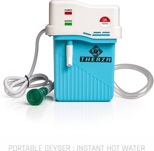 therza Water Heater Geyser for Kitchen, Bathroom & Outdoor Use 1 L Instant Water Geyser