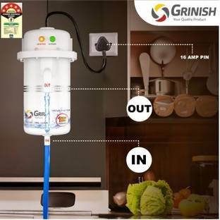 GRINISHA 1 L Instant Water Geyser, Instant Water Heater,Gijar Hot Water Electric 1 L Instant Water Geyser
