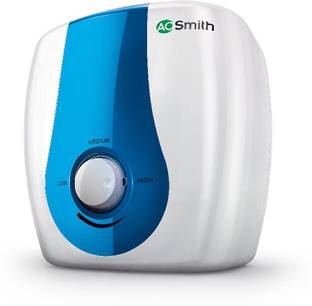 AO Smith 25 L Storage Water Geyser | 2kW | Vertical | Designed for high rise buildings with 8 bar pressure rating | Longer life in hard water conditions with Blue Diamond glass lined tank | BEE 5-star rating for superior energy efficiency power savings | (SDS-Green-025, White)