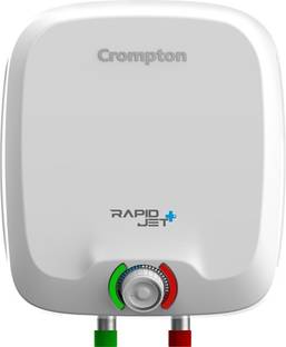 Crompton 6 L Storage Water Geyser (Rapid Jet Plus, White)