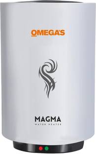 OMEGA'S 15 L Storage Water Geyser (SWH-15L with Rust proof body and Thermal Cut Out, 4 star, White)