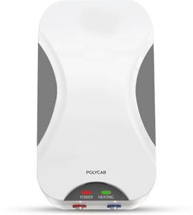 Polycab 5 L Instant Water Geyser (Eliana 5L | Efficient Heating Element| Enhanced Safety Measures| Versatile Usage, White)