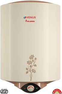 Venus Voleno 10VL, Porcelain Enamelled Glass Lined Tank With Free Installation & Pipes 10 L Storage Wa...