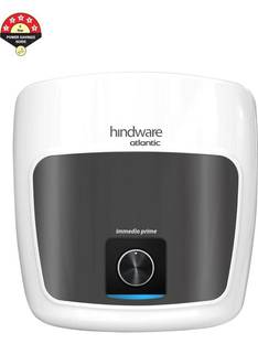 Hindware Immedio Prime ( Pack of 1 ) Glassline Tanked, 15 L Storage Water Geyser