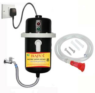 Bajya WATER GEYSER -1L WITH SHOCK PROOF ABS BODY 1 L Instant Water Geyser