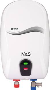 IVAS Jetsy ISI Certified Powerful 3000 W Heating Element, Rust & Shock Proof Body 3 L Instant Water Geyser