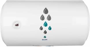 Glen Water Heater Rating,2000W 8 Bar Pressure Glasslined Element and Tank, 35 L Storage Water Geyser