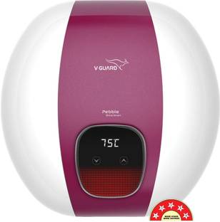 V-Guard PEBBLE SHINE SMART 15L 15 L Storage Water Geyser with Flexi Pipes