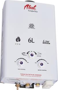 ATUL Energy-efficient shower heating solution | 6 L Gas Water Geyser