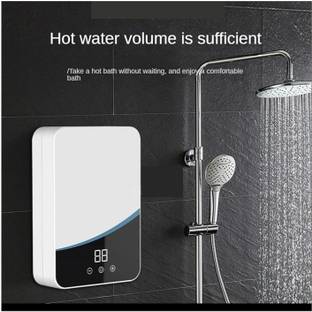 DRUMSTONE 5500 Watt Instant Water Heater –Tankless for Bathroom Shower & Efficient Heating Tankless In...