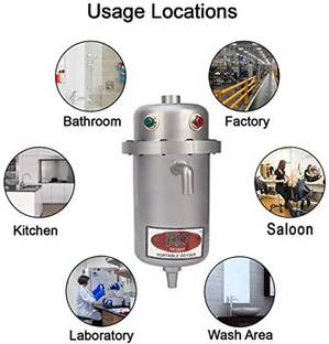 Rishikaenterprises 1 L Instant Water Geyser (1L Instant Water Geyser INSTANT WATER PORTABLE GEYSER SHO...