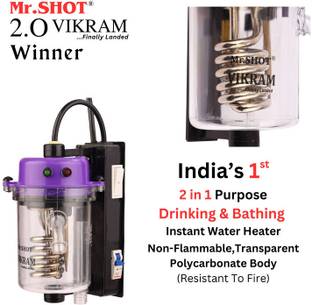 Mr.SHOT 1 L Instant Water Geyser (2.O Vikram Winner - Transparent