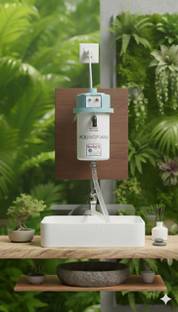 Aquagrand 1L PORTABLE GEYSER SHOCK PROOF PLASTIC BODY |INSTALLATION KIT | 1 L Instant Water Geyser