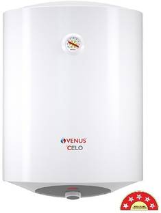 Venus CELO 15CV With Glasslined Tank, Glasslined Incoloy Element & Free Installation 15 L Storage Wate...