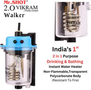 Mr.SHOT 1 L Instant Water Geyser (2.O Vikram Walker - Transparent