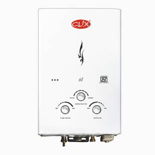 Clix (R6) 6 L Gas Water Geyser