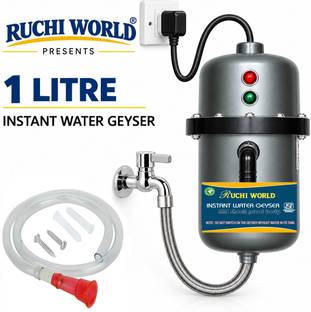Ruchi World Instant Water Geyser (Instant Series 1L]1 L 1 L Instant Water Geyser
