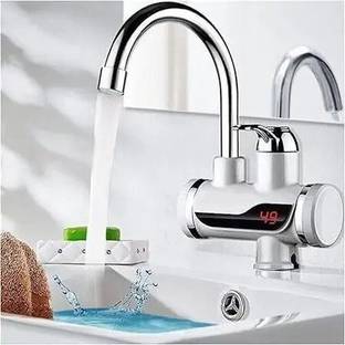 Unitedzee Electric Instant Hot Water Tap | Instant Water Heater Faucet Tankless Instant Water Geyser