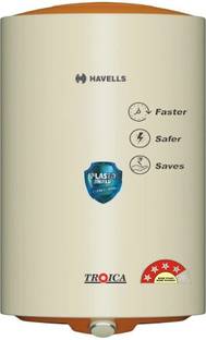 HAVELLS Troica 10 L Storage Water Geyser with Flexi Pipe