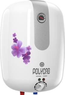 Polycab HWHSVPB012P 10 L Storage Water Geyser |Elanza DLX�| 4 Star BEE Energy Rating