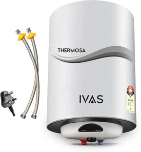 IVAS Thermosa ISI Certified 5 Star Energy Saving, Free Installation, Connection Pipes 6 L Storage Water Geyser