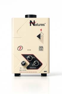 Natures Nature's Gas Hydro Heat 707 DLX White 7 L Gas Water Geyser