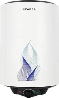 FABER Jazz 15V Storage Geyser 5 Star PUF Technology Neon Indicator for On & Heating 15 L Storage Water Geyser