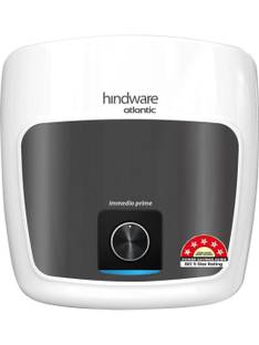Hindware Smart Appliances Immedio Prime 15 L Storage Water Geyser | 5 Star BEE Energy Rating | Glassli...