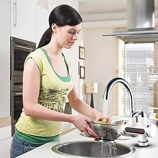 D DESIGN 1 L Instant Water Geyser (Instant Electric Water Geyser For Kitchen Bathroom LED Temperature,...