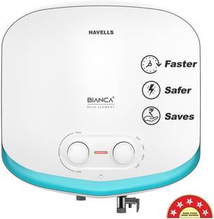 HAVELLS Bianca + 25 Ltr With 5 Year Warranty & Free Installation & Flexi pipes 25 L Storage Water Geys...