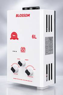 BLOSSOM C7/1 – Instant Hot Water Heater for HomeBathroom & Kitchen, 6.5 L Gas Water Geyser
