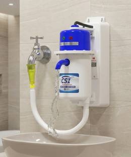 CSI INTERNATIONAL 1L INSTANT WATER PORTABLE HEATER GEYSER SHOCK PROOF PLASTIC BODY WITH INSTALLATION K...